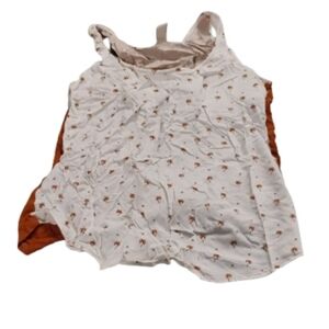 Dolan Anthropologie Women's Palm Tree Print Tank Top Sz S